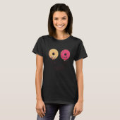 Vor dem Makeup Doughnut Donut Cool Niedliche Funny T-Shirt (Vorne ganz)