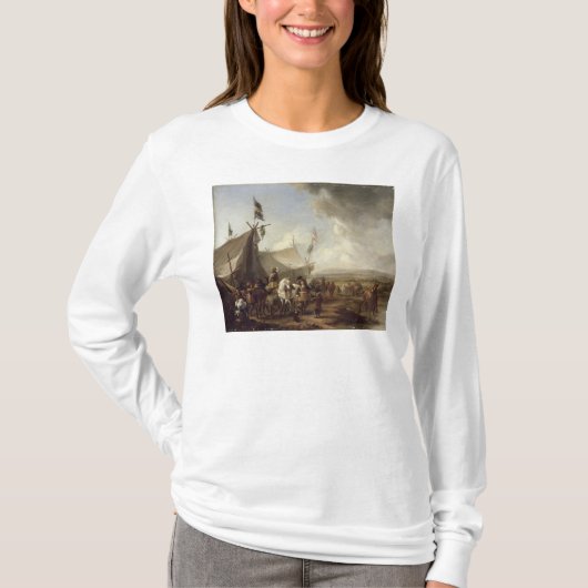 Vor dem Markt-Zelt T-Shirt (Vorderseite)