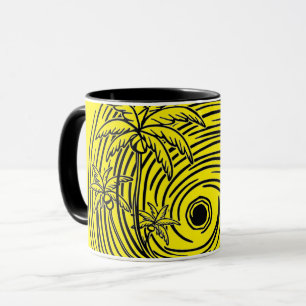 vor dem Meer aufsteigende Sonne,mug Tasse