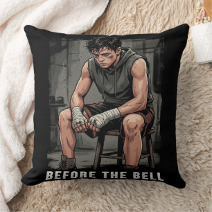 Vor dem motivierenden Boxstudio The Bell Art Kissen