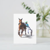 Vor dem Rennen Postkarte (Stehend Vorderseite)