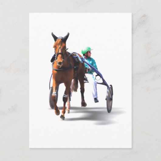 Vor dem Rennen Postkarte (Vorderseite)