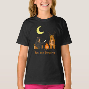 Vor dem Schlafen Kinder T-Shirt