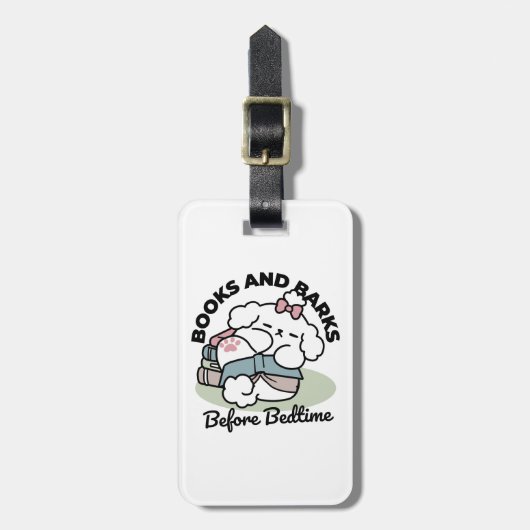 Vor dem Schlafengehen mit meinem Nachwuchs - Buch  Gepäckanhänger (Vorderseite vertikal)