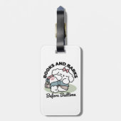 Vor dem Schlafengehen mit meinem Nachwuchs - Buch  Gepäckanhänger (Rückseite vertikal)