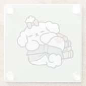 Vor dem Schlafengehen mit meinem Nachwuchs - Buch  Glasuntersetzer (Rückseite)