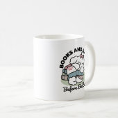 Vor dem Schlafengehen mit meinem Nachwuchs - Buch Kaffeetasse (VorderseiteRechts)