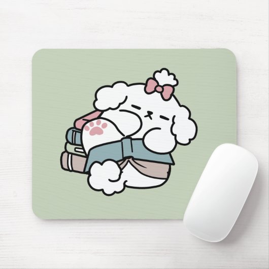 Vor dem Schlafengehen mit meinem Nachwuchs - Buch Mousepad (Mit Mouse)