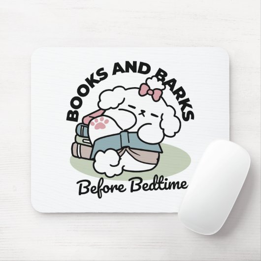 Vor dem Schlafengehen mit meinem Nachwuchs - Buch Mousepad (Mit Mouse)
