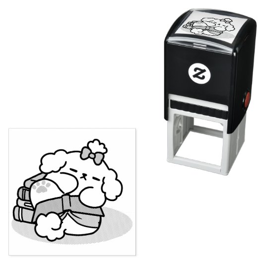 Vor dem Schlafengehen mit meinem Nachwuchs - Buch Permastempel (Beispiel)