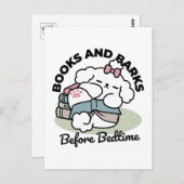 Vor dem Schlafengehen mit meinem Nachwuchs - Buch  Postkarte (Vorne/Hinten)