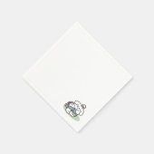 Vor dem Schlafengehen mit meinem Nachwuchs - Buch Serviette (Ecke)