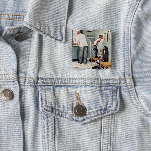 Vor dem Schuss oder am ärztlichen Anschlag Button (Beispiel)