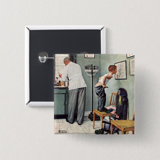 Vor dem Schuss oder am ärztlichen Anschlag Button (Vorne & Hinten)