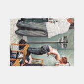 Vor dem Schuss oder am ärztlichen Anschlag Fleecedecke (Vorderseite (Horizontal))