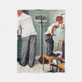 Vor dem Schuss oder am ärztlichen Anschlag Fleecedecke (Vorderseite)