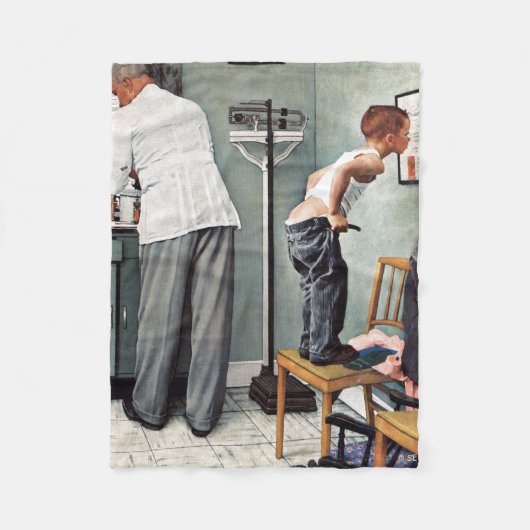 Vor dem Schuss oder am ärztlichen Anschlag Fleecedecke (Vorderseite)