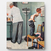 Vor dem Schuss oder am ärztlichen Anschlag Fotoplatte (Vorderseite)