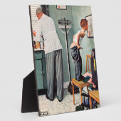 Vor dem Schuss oder am ärztlichen Anschlag Fotoplatte (Seite)