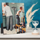 Vor dem Schuss oder am ärztlichen Anschlag Fotoplatte (Seite)