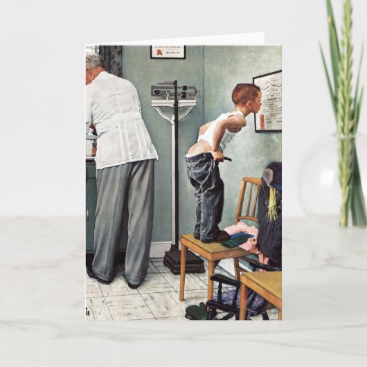 Vor dem Schuss oder am ärztlichen Anschlag Karte (Vorderseite)