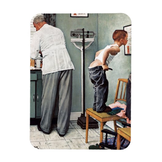 Vor dem Schuss oder am ärztlichen Anschlag Magnet (Vertikal)