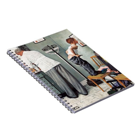 Vor dem Schuss oder am ärztlichen Anschlag Notizblock (Rechte Seite)