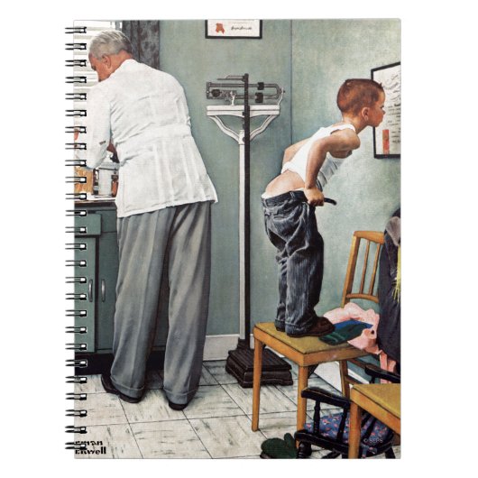 Vor dem Schuss oder am ärztlichen Anschlag Notizblock (Vorderseite)