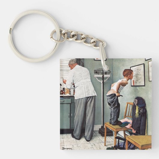 Vor dem Schuss oder am ärztlichen Anschlag Schlüsselanhänger (Vorderseite)