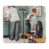 Vor dem Schuss oder am ärztlichen Anschlag Schneidebrett (Vorderseite)