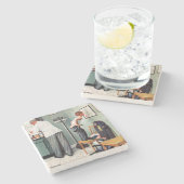 Vor dem Schuss oder am Doktor Steinuntersetzer (Seitenansicht)