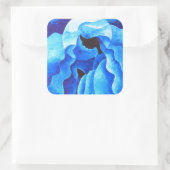 Vor dem Song 2012 Quadratischer Aufkleber (Tasche)