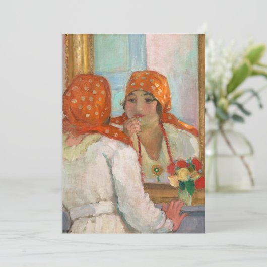 Vor dem Spiegel | Henri Lebasque (Stehend Vorderseite)