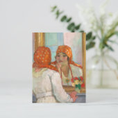 Vor dem Spiegel | Henri Lebasque Postkarte (Stehend Vorderseite)