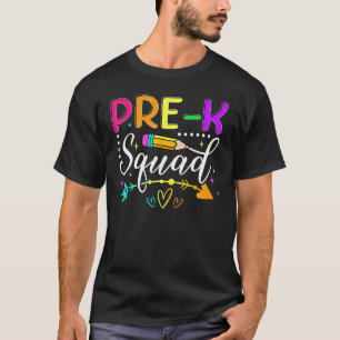 Vor dem Squad Erster Schultag zurück zur Schule T-Shirt