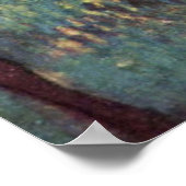 Vor dem Start des Jockeis-Trainings - Degas-Malere Poster (Ecke)