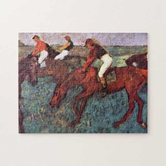 Vor dem Start des Jockeis-Trainings - Degas-Malere Puzzle (Horizontal)