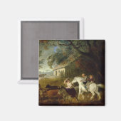 Vor dem Sturm, 1805 (Öl auf Tafel) Magnet (Vorderseite/Rückseite)