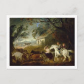 Vor dem Sturm, 1805 (Öl auf Tafel) Postkarte (Vorderseite)