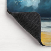 Vor dem Sturm – Abstrakte Meereslandschaft Mousepad (Ecke)