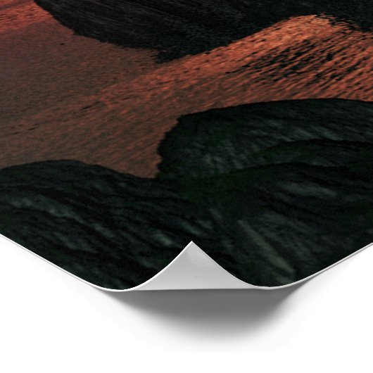 Vor dem Sturm Poster (Ecke)