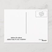 Vor dem Sturm Postkarte (Rückseite)