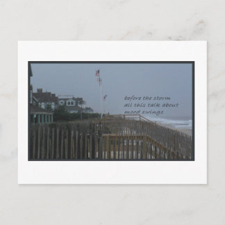 Vor dem Sturm Postkarte