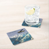 Vor dem Sturm Rechteckiger Pappuntersetzer (Vor Ort)