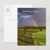 Vor dem Sturm schmerzhaft Postkarte (Vorne/Hinten)