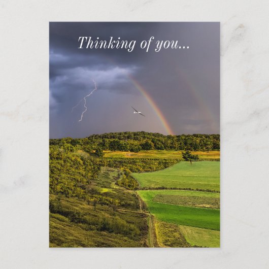 Vor dem Sturm schmerzhaft Postkarte (Vorderseite)