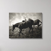 Vor dem Sturm überwältigte Canvas Leinwanddruck (Vorderseite)