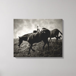 Vor dem Sturm überwältigte Canvas Leinwanddruck