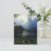 Vor dem Sturm von Bierstadt Postkarte (Stehend Vorderseite)