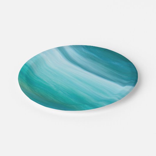 Vor den Wasserfällen Pappteller (Schrägansicht)